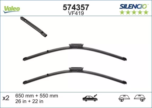 Ruitenwisser VALEO 574357)