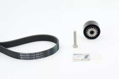 V-ribbed Belt Set CONTINENTAL CTAM 7PK1035K1)