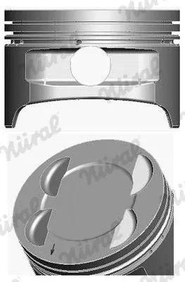 Piston NÜRAL 87-141307-20)