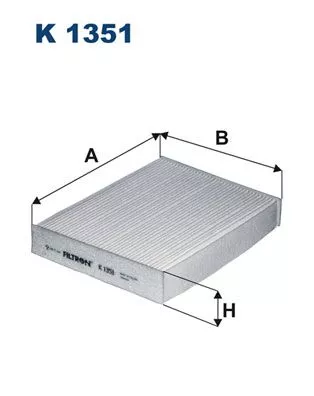 Filter, cabin air FILTRON K 1351)