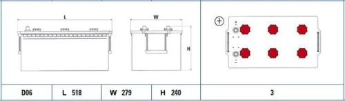 Startaccu EXIDE EX2253)