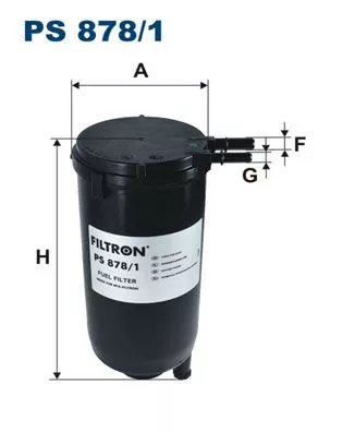 Brandstoffilter FILTRON PS 878/1)