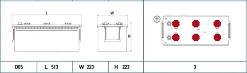 Starter Battery EXIDE EX1803)