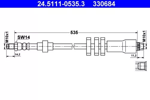 Remslang ATE 24.5111-0535.3)