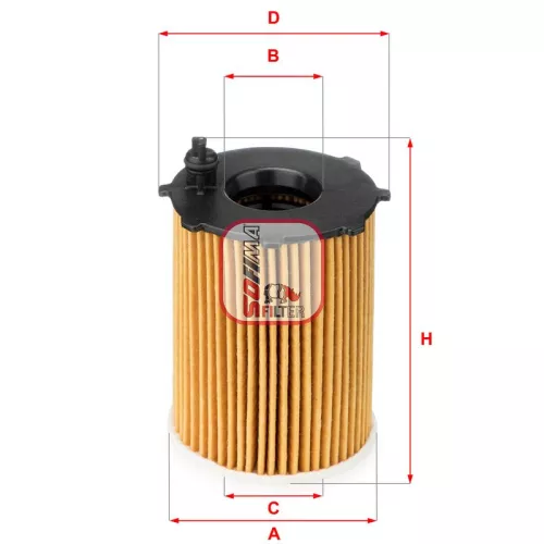 Oil Filter SOFIMA S 5128 PE)