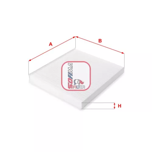 Filter, cabinelucht SOFIMA S 3209 C)
