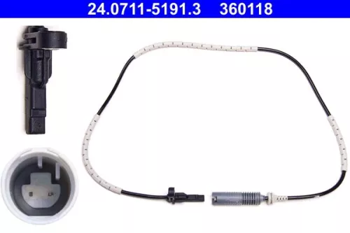 Sensor, wielsnelheid ATE 24.0711-5191.3)