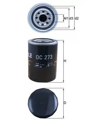 Oil Filter KNECHT OC 273)