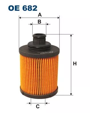 Oil Filter FILTRON OE 682)