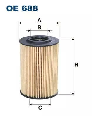 Oil Filter FILTRON OE 688)