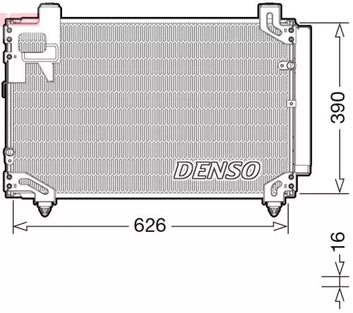 Condensor, airconditioning DENSO DCN50044)