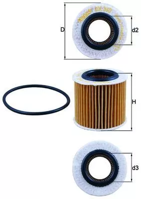 Oliefilter KNECHT OX 360D)
