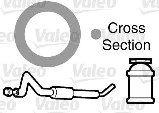 Gasket, coolant pipe VALEO 509137)