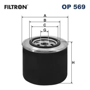 Oil Filter FILTRON OP 569)