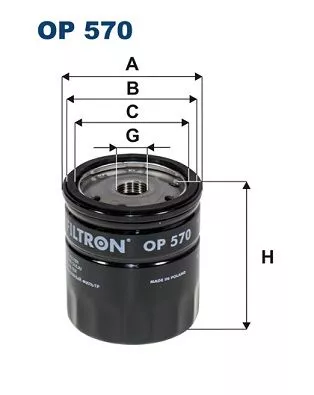 Oil Filter FILTRON OP 570)