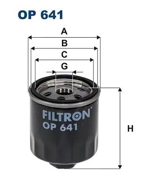 Oil Filter FILTRON OP 641)