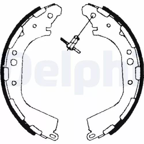 Remblokkenset DELPHI LS1709)