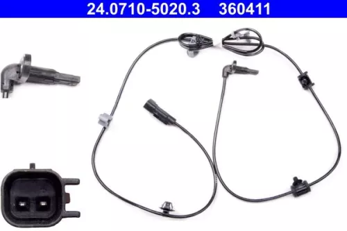 Sensor, wielsnelheid ATE 24.0710-5020.3)