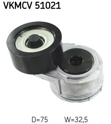 Riemspanner, V-geribbelde riem SKF VKMCV 51021)