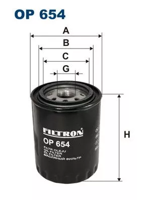 Oil Filter FILTRON OP 654)