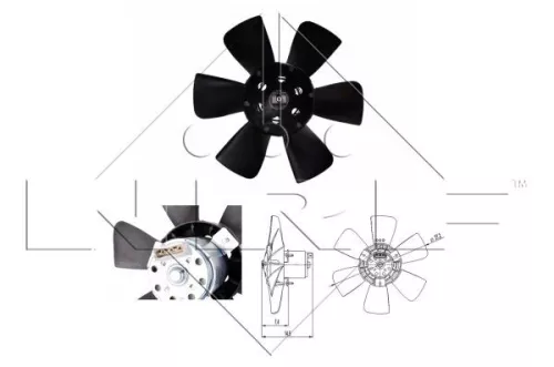 Fan, engine cooling NRF 47390)
