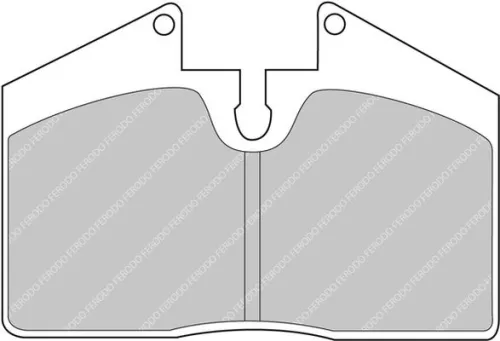 Remblokkenset, schijfrem FERODO RACING FDS451)