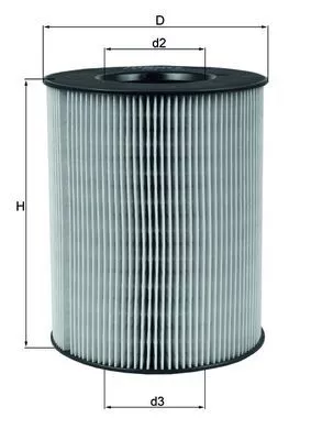 Luchtfilter KNECHT LX 794)