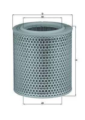 Luchtfilter KNECHT LX 478/1)