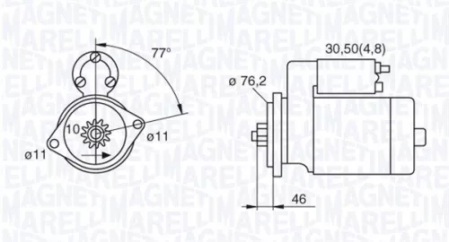 Starter MAGNETI MARELLI 063521230160)