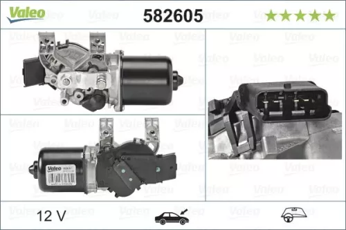 Ruitenwissermotor VALEO 582605)