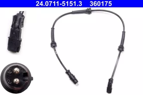 Sensor, wielsnelheid ATE 24.0711-5151.3)