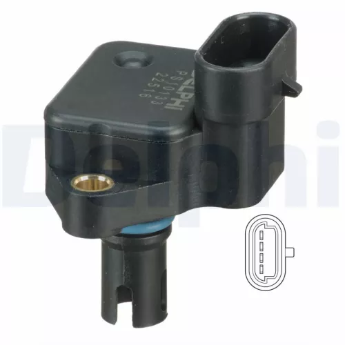 Sensor, turbodruk DELPHI PS10133)