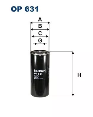 Oil Filter FILTRON OP 631)