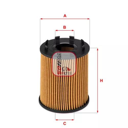 Oliefilter SOFIMA S 5043 PE)