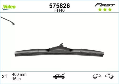 Wiper Blade VALEO 575826)