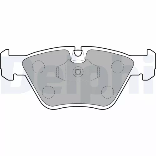 Brake Pad Set, disc brake DELPHI LP1843)