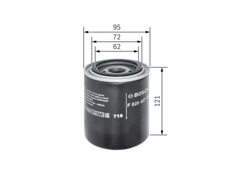 Oil Filter BOSCH F 026 407 198)