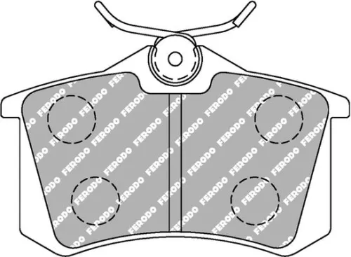 Brake Pad Set, disc brake FERODO RACING FCP1491H)