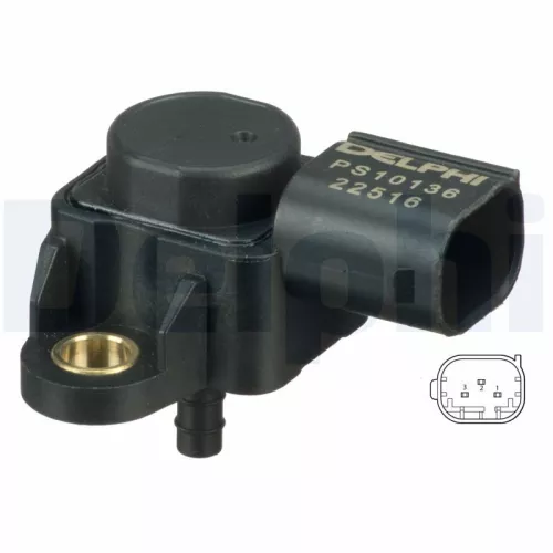 Sensor, boost pressure DELPHI PS10136)