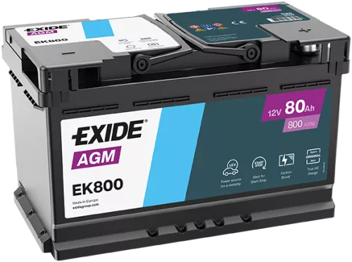 Starter Battery EXIDE EK800)