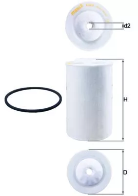 Fuel Filter KNECHT KX 65D)