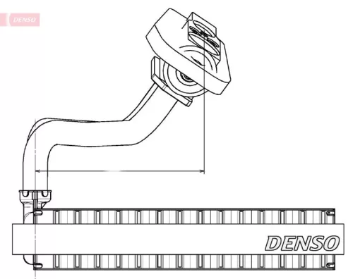Verdamper, airconditioning DENSO DEV09020)