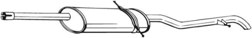 Achterdemper BOSAL 286-555)