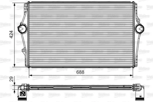 Charge Air Cooler VALEO 818283)