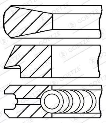 Zuigerveerenset GOETZE ENGINE 08-114400-10)