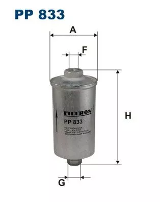 Fuel Filter FILTRON PP 833)
