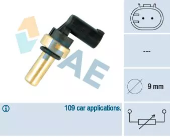 Sensor, coolant temperature FAE 32705)