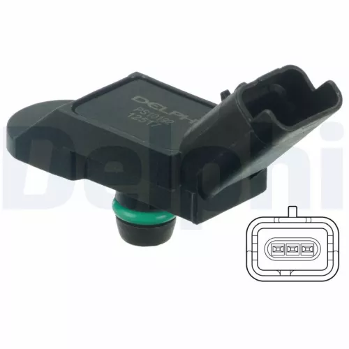 Sensor, turbodruk DELPHI PS10192)