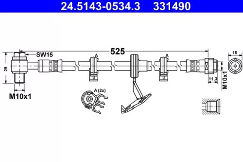 Remslang ATE 24.5143-0534.3)
