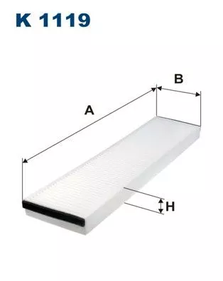 Filter, cabin air FILTRON K 1119)